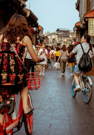 Shared bikes in China