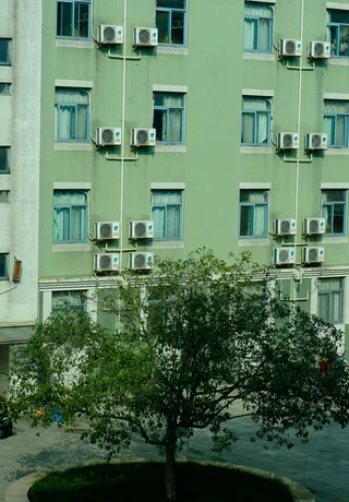 A dormitory building on a Chengdu university campus